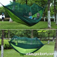 2 Person Hanging Hammock Bed With Mosquito Net Parachute Cloth Hammock   570358061